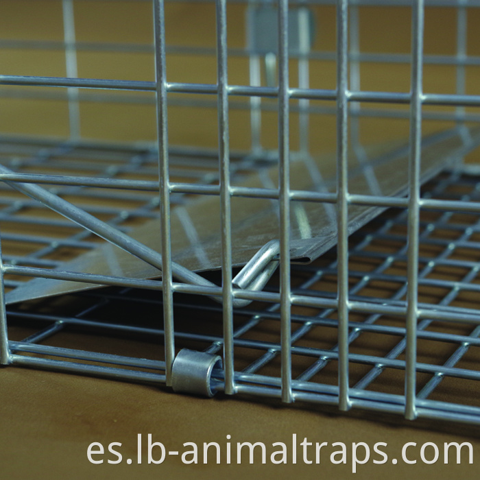 Liebang Animal Gran Metal Metal Rabbit Cat Trap de jaula de jaula con paleta de pie